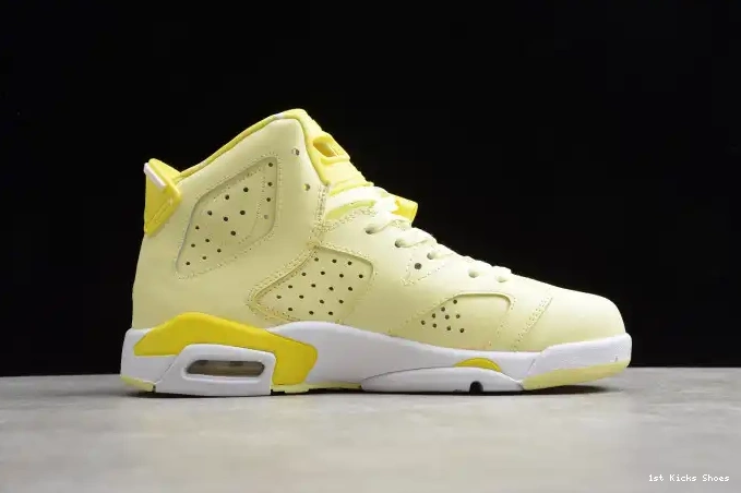 1st Kicks Jordan (GS) 543390-800 6 Retro Floral Air Yellow Dynamic 0522
